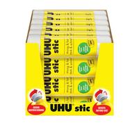 UHU Stic Solvent Free Glue Sticks, White, Pack of 24 Stics 8.2 g