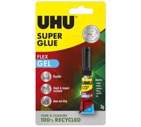 UHU Super Glue Flex Gel 3g | Flexible Shock Resistant Gel Adhesive