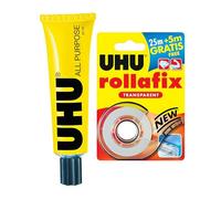 UHU Super Glue Gel - 3g Tube - Fast Strong Gel - Drip-free - Single Tube