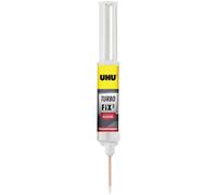 UHU TURBO FIX² Adhesive 10g Super-Fast Plastic Repair Gap-Filling 51840