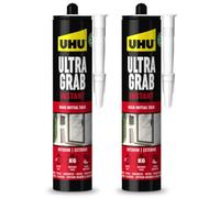 UHU Ultra Grab Instant Mounting Adhesive 440g Cartridge, Pack of 2