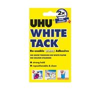 UHU White Tack 50g (Pack of 12) 42196