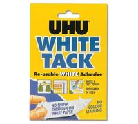 UHU White Tack Mastic Adhesive Non-staining Handy Pack Ref 2633 [Pack 12]