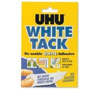 UHU White Tack Mastic Adhesive Non-staining Handy Pack Ref 2633 [Pack 12]