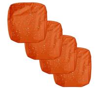 UHVUJDUI 1/2/4pcs Waterproof Seat Cushion Covers 50x50 60x60cm Garden Sofa Cushion Slipcovers With Zipper For Indoor Outdoor Patio Chairs Couch Rattan Furnitur(Color 18,50x55x10cm(4pc))