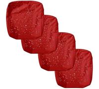 UHVUJDUI 1/2/4pcs Waterproof Seat Cushion Covers 50x50 60x60cm Garden Sofa Cushion Slipcovers With Zipper For Indoor Outdoor Patio Chairs Couch Rattan Furnitur(Color 22,60x60x10cm(4pc))