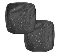 UHVUJDUI 1/2/4pcs Waterproof Seat Cushion Covers 50x50 60x60cm Garden Sofa Cushion Slipcovers With Zipper For Indoor Outdoor Patio Chairs Couch Rattan Furnitur(Color 1,50x55x10cm(2pc))