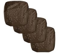 UHVUJDUI 1/2/4pcs Waterproof Seat Cushion Covers 50x50 60x60cm Garden Sofa Cushion Slipcovers With Zipper For Indoor Outdoor Patio Chairs Couch Rattan Furnitur(Color 6,50x50x5cm(4pc))