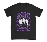 UHYft66AWZ Agatha All Along Down The Witches Road Casual Movie Harkness T Shirts Black S