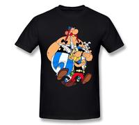 UHYft66AWZ Asterix T Shirt Asterix and Obelix T-Shirt Black M