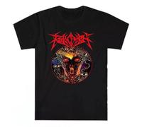 UHYft66AWZ Revocation Men's Black T-Shirt Black XL