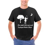 UHYft66AWZ Robin Hood' T-Shirt Inspired by Ocean Colour Scene (Britpop) Black 3XL