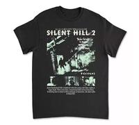 UHYft66AWZ Silent Hill 2 Black T-Shirt Black XL