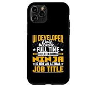 UI Developer Job Title - Funny User Interface Programmer Case for iPhone 11 Pro