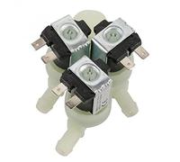 UIAMIINA AC 220V 3 Way Electric Solenoid Valve Water Inlet N/C Normal Electric Solenoid Valve G3/4 Solenoid Valve 1Pcs