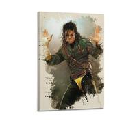 UIASDICX Michael Jackson King of Songs And Dances Art Poster Poster Decorative Painting Canvas Wall Posters And Art Picture Print Modern Family Bedroom Decor Posters 20x30inch(50x75cm)