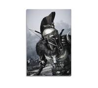 UIASDICX Movie Character Poster Spartan Warrior Poster Decorative Painting Canvas Wall Posters And Art Picture Print Modern Family Bedroom Decor Posters 16x24inch(40x60cm)