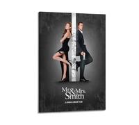 UIASDICX Movie Mr. And Mrs. Smith Poster Poster Decorative Painting Canvas Wall Posters And Art Picture Print Modern Family Bedroom Decor Posters 12x18inch(30x45cm)