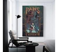 UIASDICX Movie Poster Pan's Labyrinth Poster Decorative Painting Canvas Wall Posters And Art Picture Print Modern Family Bedroom Decor Posters 16x24inch(40x60cm)