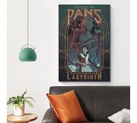 UIASDICX Movie Poster Pan's Labyrinth Poster Decorative Painting Canvas Wall Posters And Art Picture Print Modern Family Bedroom Decor Posters 20x30inch(50x75cm)