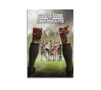 UIASDICX The Zombie Apocalypse Movie Poster from The Scout Handbook Poster Decorative Painting Canvas Wall Posters And Art Picture Print Modern Family Bedroom Decor Posters 08x12inch(20x30cm)