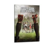 UIASDICX The Zombie Apocalypse Movie Poster from The Scout Handbook Poster Decorative Painting Canvas Wall Posters And Art Picture Print Modern Family Bedroom Decor Posters 08x12inch(20x30cm)