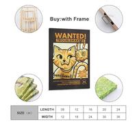 UIASDICX Troublemakers Wanted Decorative Poster Poster Decorative Painting Canvas Wall Posters And Art Picture Print Modern Family Bedroom Decor Posters 20x30inch(50x75cm)