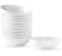 UIBFCWN 12 Pack Ceramic Dipping Bowls, 3 Inch Dipping Sauce Bowls/Dishes, 1.2 oz Soy Sauce Dish, Asian Dipping Dishes for Ketchup, BBQ, Side Dish, Sushi, Condiments, Appetizer