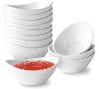 UIBFCWN Dipping Sauce Bowls Ceramic, 1.7 Oz Ceramic Dipping Bowls, Small Soy Sauce Dishes, Mini Serving Bowl for Side Dishes Sushi Ketchup Charcuterie, 12 Pack