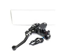 UIBHGVFG Handlebar Clutch 16mm Piston 16RCS Forged Aluminum CNC Motorcycle Brake Master Cylinder Hydraulic Clutch Universal Foldable 22mm Lever