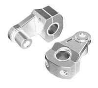 UIBHGVFG Handlebar Risers Motorcycle 22/28mm 7/8" 1 1/8" Motorcycle Handlebar Clamps Risers For Head Spot Light Side Mirrors Heighten Mount Lifter For Dirt Pit Bike