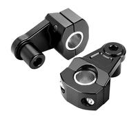 UIBHGVFG Handlebar Risers Motorcycle 22/28mm 7/8" 1 1/8" Motorcycle Handlebar Clamps Risers For Head Spot Light Side Mirrors Heighten Mount Lifter For Dirt Pit Bike