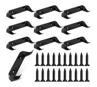 UICCVOKK 10 Pcs Speed Champions Wall Mount, Car Display Holder Wall Mount Bracket, Car Display Shelves, Compatible with Stand Bracket Lego Speed Champion Series(Black)