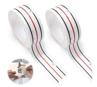 UICCVOKK Diagonal Seam Tapes - 2pcs Sewing Basting Quilting Tape, Seam Guide Sticker for Sewing Machine