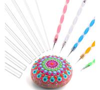 UICCVOKK Mandala Dotting Tools, Dotting Tools for Painting Mandalas Dot Art Mandala Painting Kits Rock Painting Kit Mandala Dotting Pens for DIY Stone Drawing Drafting Art Supplies