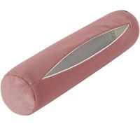 UICMNSI Neck Roll Pillow Case Cover Only - Cervical Pillowcovers with Zipper Cylinder Soft Bolster Pillowcases for Cylindrical Cushion(F,100x12cm/39x5)