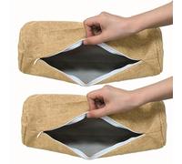 UICMNSI Set of 2 Cervical Neck Roll Pillow Covers With Zipper - Soft Round Bolster Pillowcases for Cylindrical Cushions (Pillow Cases Only)(#2,15x60cm/6x24in)