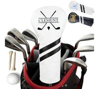 UIDMEN Personalized Golf Club Cover with Name, Head Cover Driver, Custom Printing Name or Logo, Men's Golf Accessories, Birthday Gifts for Golf Lovers, Golfers, Dad, Husband