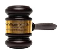UIDMEN Personalized Judge Gavel and Sound Block Set, Wooden Gavel Set, Custom Engraved Name and Text, Gift for Lawyers, Judges, Chairmen, Retirement Law School Graduation Birthday Xmas Gifts