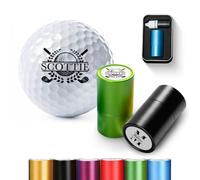 UIDMEN Personalized Large Golf Ball Stamp - 20 mm Logo, with Metal Storage Case, Custom Name or Logo, Reusable Golf Ball Marking, Men's Golf Accessories, Gifts for Golf Lovers, Golfers, Dad, Husband