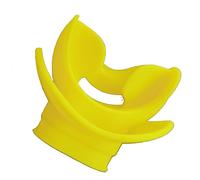 UieoKakeh 1 Piece Moldable Silicone Diving Bite Mouthpiece Water Snorkelling Valve Breathing Yellow