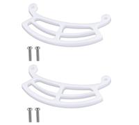 UieoKakeh 2pcs Acrylic Perch for Bird Buddy Smart Bird Feeder Compatible Accessory Enhances Bird Watching Experience
