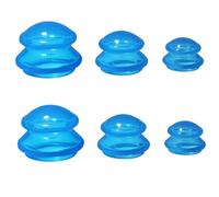 UieoKakeh 6 Pcs Cupping Kit for Massage Therapy 3 Sizes Deep Muscle Massager for Muscle Soreness Anti Cellulite Joint Pain for Cellulite Reduction Joint Pain Muscle Pain for Studio Household Cellulite