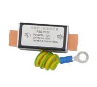 UieoKakeh AC DC 12V Single Channel Power Surge Protector 1PCS Lighting Protection with 2 Pin Connector