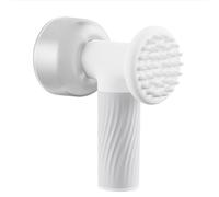 UieoKakeh Automatic Foam Soap Dispenser Dog Brush, 2-In-1 Pet Bubble Bath Brush,One-Touch Bubble Dog Bath Brush Scrubber