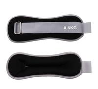 UieoKakeh Black 500g Wrist/Ankle Weights Set of 2 Modularized Leg Weight Straps for Yoga, Walking, Jogging, Aerobics for Women,Men
