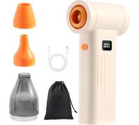 UieoKakeh Cordless for Fluid Art Paint Pouring Supply Blower in Acrylic with 2 Nozzles and Mini Vacuum Included