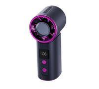 UieoKakeh Digital Display Adjustable Mini Fan 5 Gear Wind Speed Electric Turbo Portable Outdoor Hanging Mute Quiet Fan C