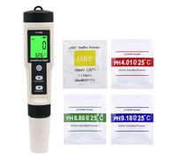 UieoKakeh Digital Generator Water Quality Meter 4 in 1 ORP Temp Tester& Hydrogen Sulfide Detector for Household Use 0-14.0 Range