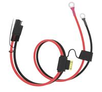 UieoKakeh for Battery SAE to O-Type Terminal 12V 16AWG Cable with Fuse- Quick Extension Cord for Battery Charger/Maintainer